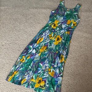 Vintage Carole Little maxi dress